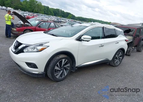 2017 Nissan Murano Platinum from USA, damaged, VIN 5N1AZ2MGXHN126423
